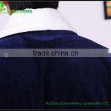 Cotton Robes Boy Shawl Collar Bathing Robes Embroidered Cotton Quick Drying Bathrobe Egyptian Cotton Bath Robes thumbnail-5