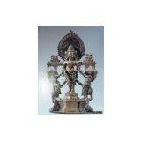 Antique Bronze Gold Collectibles Buddha thumbnail-1