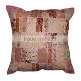 Traditional Indian Cushion Cover , Etnic Vintage Cushion Cover thumbnail-1