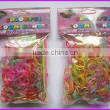 New arrival 300/600pcs/bag wholesale colorful jelly loom bands sets