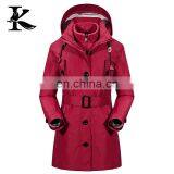 Long Pattern WomenWinter Jacket Detachable Inner Fleece Waterproof Jacket thumbnail-1