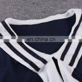 China Supplier 2016 Women Navy Blue Sailor Collar T-Shirt Lady Embroideried Blue Short Sleeve Tops thumbnail-3
