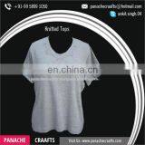 Cotton Material Plus Size Knit Tops and Blouse thumbnail-3