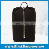 Shinning Star Cool Black Lightweight Neoprene Backpack thumbnail-3