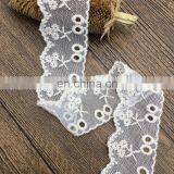 OLTK0311G Poly Fringe 3.8cm Embroidered Net Lace Trimming With Mesh thumbnail-4