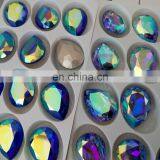 Crystal Glass Jewelry Stones AB Drop Shape For Jewelry Making thumbnail-1