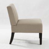 Fabric Upholstered Armless Accent Chair ,Single Leisure Chair for Living Room thumbnail-1