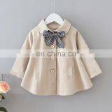 2020 Autumn Baby Girls Coat Full Sleeves Bow Kids Coats Children's Clothing Wholesale thumbnail-1