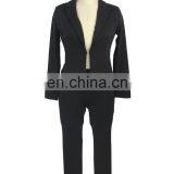 Hot Selling Long Sleeves Two Piece Office Lady Sexy Blazer Business Suit Sets thumbnail-4