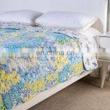 Indian Handmade Modern Kantha Summer Used Patchwork Quilted Bedspreads thumbnail-3