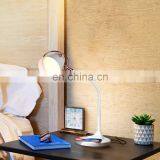 Самый продаваемый столярный светильник QI с беспроводной зарядкой, USB и LED, современный письменный светильник thumbnail-4