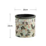 Cheap Price Variou Size Indoor Decoration Green Plants Planters Butterfly Relief White Small Ceramic Flower Plant Pots thumbnail-4