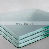 High quality polished edge tempered furniture glass for tv stand