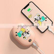 Custom Logo Portable Usb Pocket Slim Electric Rechargeable Fast Charger Hand Warmer With Mobile Power Bank thumbnail-2