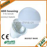 A60 Aluminum Heat Sink 240 Degree Led Bulb Housing Quality Choice thumbnail-1