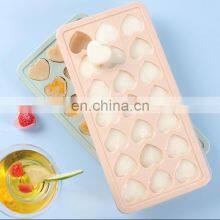 Wholesale Manufacturer Selling Custom Heart Shape Silicone Ice Cube Tray thumbnail-2