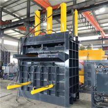 Aluminum alloy all steel plate hydraulic vertical packer, iron sheet and scrap press, paint barrel, pop can compressor