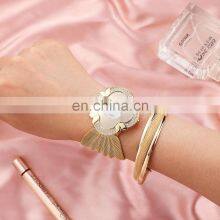 BAOHE JA002-A 2pc Women Quartz Watch Fashion Luxury Brand Diamond Butterfly Gold Watch For Women thumbnail-4