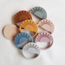 Sun Shape Baby Teether Silicone Toys thumbnail-3
