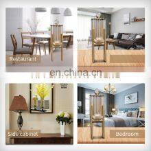 Small Size Amber Luxury Gold Frame Glass Flower Vase thumbnail-5