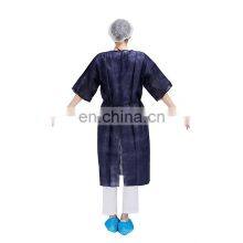 Disposable Patient Gown Sleeveless Hospital Patient Gowns SMS Uniform Clinic Physical Examination Gown thumbnail-4