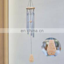 Wholesale Decorative Unique Personalized Aluminum Tube Custom Garden 32 Inches Outdoors Metal Sympathy Memorial Wind Chimes thumbnail-3