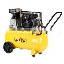 Taizhou Bison China Commercial Piston Compressor 50L 3HP 8Bar Belt Air Compressors thumbnail-5