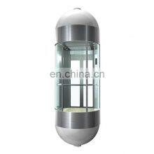 800kg~1000kg 1.0m/s~1.75m/s Full View and Outdoor Glass Panoramic Elevator thumbnail-2