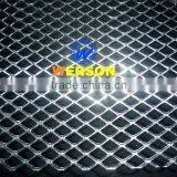 General Mesh Aluminum Expanded Machine Cover,silver and Powder Coated