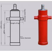 4000 Psi 1 Meter Long Boom Tailgate Single and Double Acting Telescopic Hydraulic Piston Cylinder thumbnail-2
