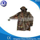Camouflage Military Raincoat With Jacket and Pants