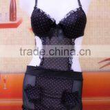 Extreme Hot Sexy Lingerie , Stiff Mesh Fabric Ladies Sleepwear,baby Doll Fashion Lace Open Transparent thumbnail-1