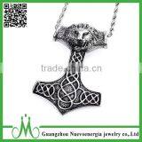 Best Selling Product Stainless Steel Lion Head Pendants Punk Animal Pendant Designs Supplier's Choice thumbnail-1