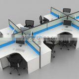 Classic 4 Person Cubicle Call Center Design Wooden Office Open Workstation(SZ-WS912) thumbnail-5