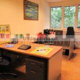 Modern Cheap Cuved Cubicles Office U Shape Workstation 3 Seats Staff Table (SZ-WS359) thumbnail-1