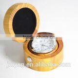 Modern Creative Decentround Wooden Table Clock for Promotion Gift thumbnail-3