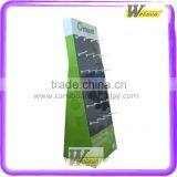 Store Cloth Promotion Paper Peg Hook Floor Display Stand