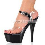 Fashion Ultra High Heels Sandals 6 Inch Sexy Performance Exotic Dancer Bride Wedding Shoes thumbnail-5