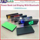 MINI LED Clock Power Bank With Bluetooth /mini LED Version Bluetooth Caller Display------10000mAh thumbnail-5