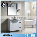 2015 design floor standing bathroom furniture high cabinet