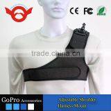 2016 Newest go Pro Camera Adjustable Shoulder Strap Mount for go Pro Hero Camera Xiaomi yi Camera thumbnail-2