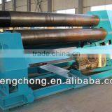 3 Roller Hydraulic Plate Rolling Machine/symmeterical Rolling Forming Machine thumbnail-1