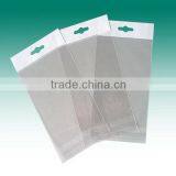 Clear Plastic Bag With Hang Hole