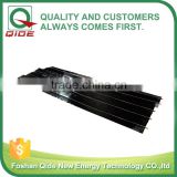 Low-priced solar aluminum collector absorber fins with anode oxidation coating