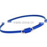 Fashion PU Belt With Stone Attached Buckle in 1cm Width thumbnail-3