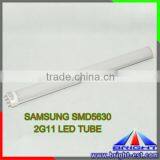 SAMSUNG SMD5630 18W Pll Replacement 2G11 LED Tube Lamp With Clear and Frosted PC Cover thumbnail-1