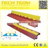 2 Channel Cable Protection Cover , PU Cable Cover