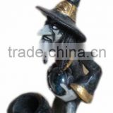 Figurine Shaped Hand Crafted Smoking Pipes - Evil Witch