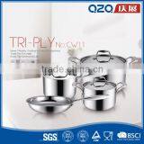 Healthy and Harmless High Quality Stanless Frying Pan With Nonstick thumbnail-3