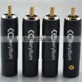 Audiocrast CC Beryllium Black RCA Connector thumbnail-1